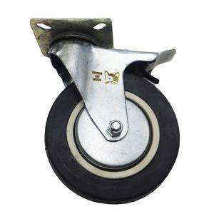 چرخ کفی‌دار پرشین کت مدل ترمزدار کد ypt no lastik kafi 120*25mm